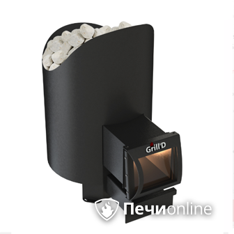 Печь банная GrillD Aurora 180 long black в Наро-Фоминске